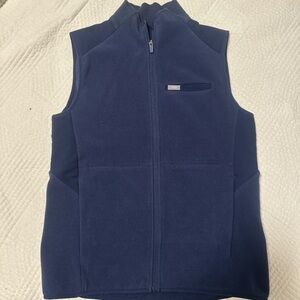 FIGS Navy Blue Fleece Vest size M